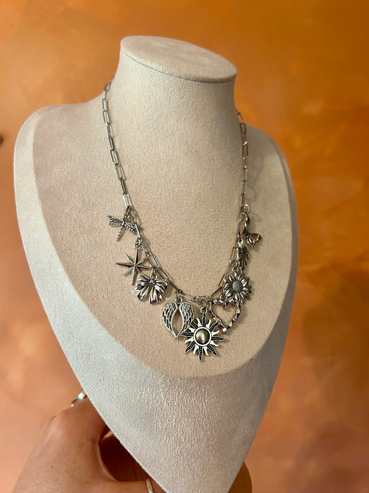 Stainless Steel Custom Charm Necklace